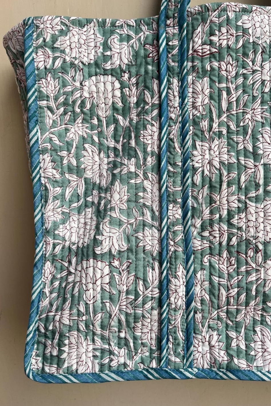 Cotton quilted tote! They’re so cute, perfect gifts. Great size!

#LTKStyleTip #LTKItBag #LTKFindsUnder50