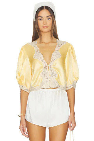 RIXO Yasmin Top in Butter Yellow from Revolve.com | Revolve Clothing (Global)