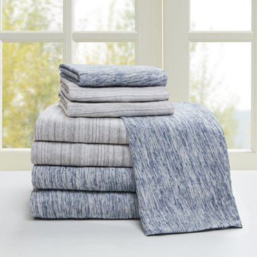 Gap Home Tie Dye Percale Easy Care Sheet Set, Deep Pocket, Twin, Blue, 3-Pieces - Walmart.com | Walmart (US)
