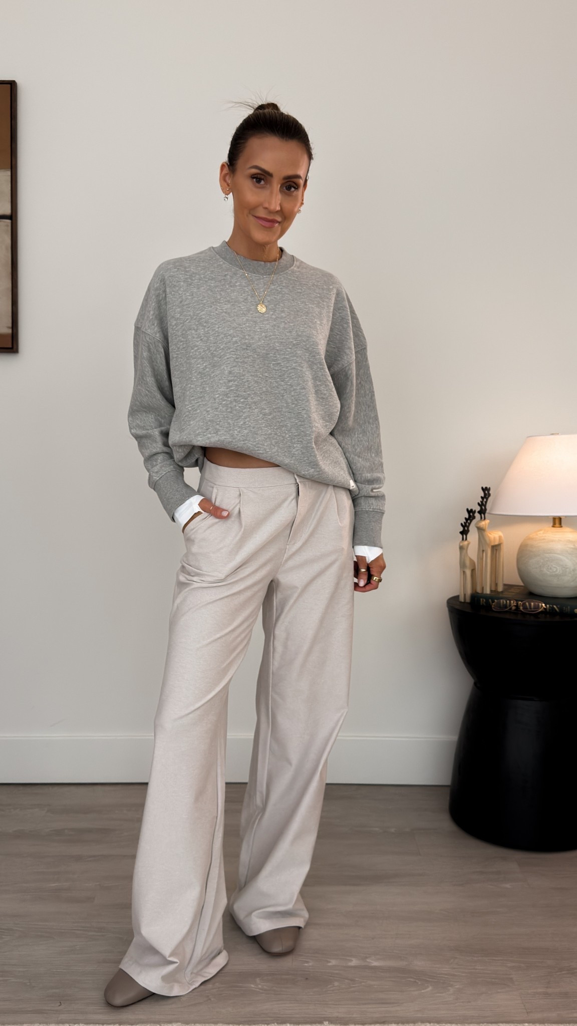Casual cute outfit for lounging in style! Pants size small, I found the cutest bubble hem sweatshirt also! 

#LTKGiftGuide #LTKHoliday #LTKSeasonal