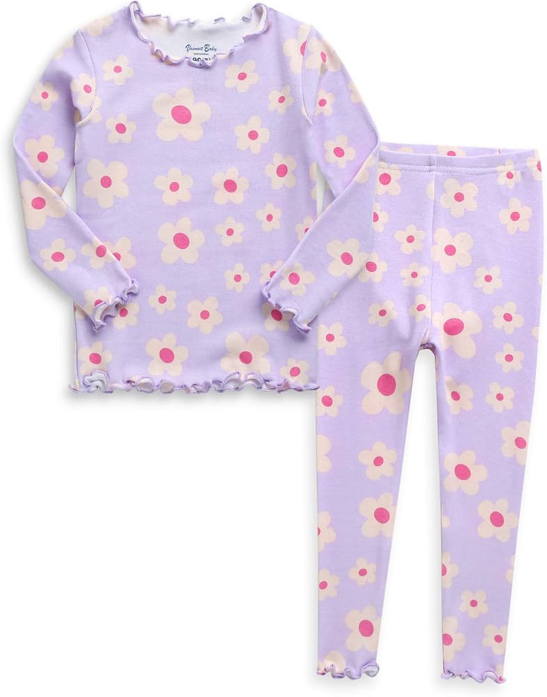 VAENAIT BABY 6M-12Y Kids Unisex Girls & Boys Soft Comfy Modal Tencel Shirring Sleepwear Pajamas 2... | Amazon (US)