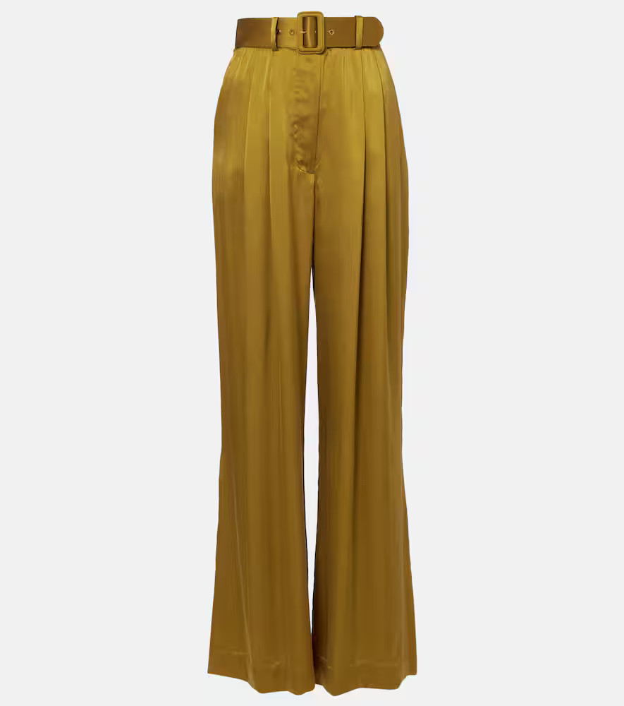 Zimmermann Silk satin wide-leg pants | Mytheresa (US/CA)
