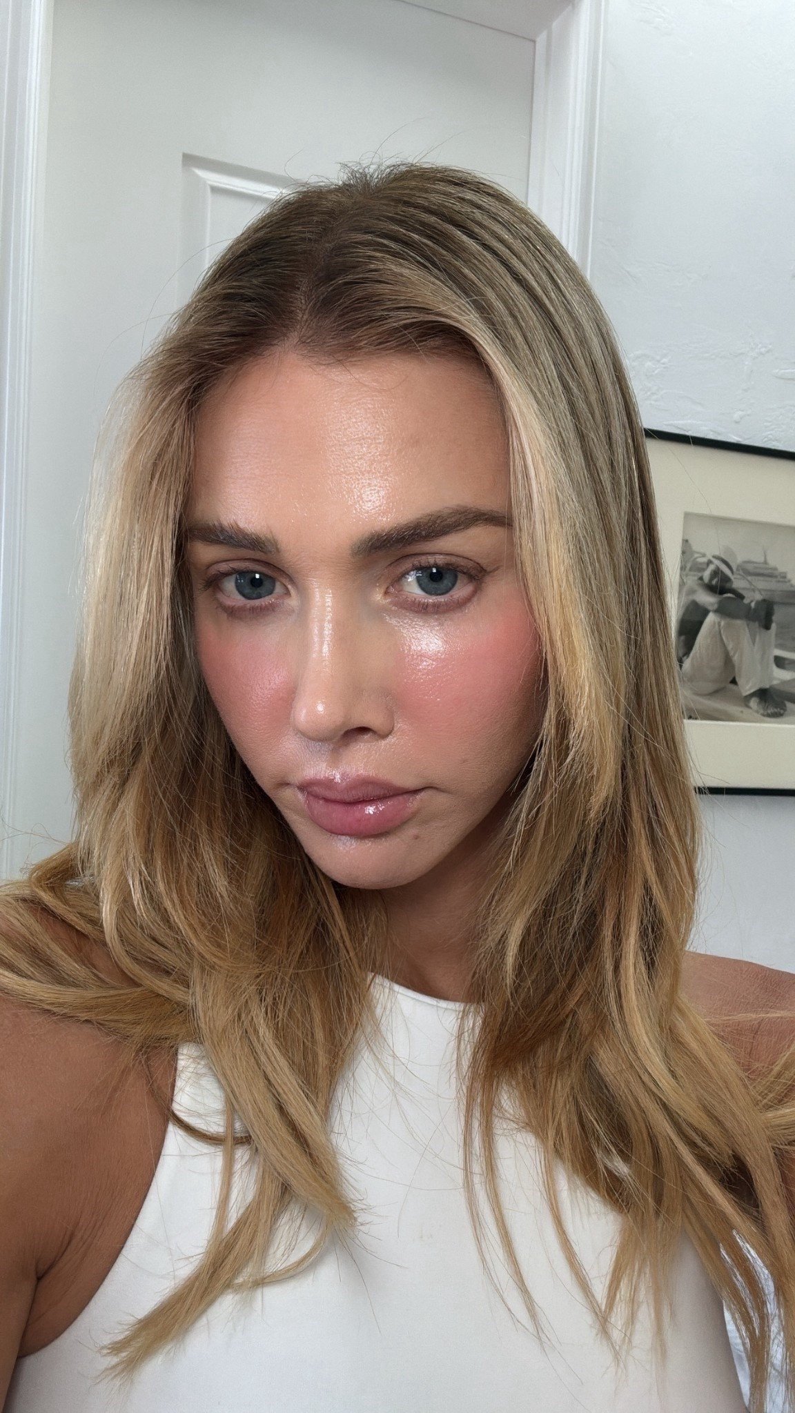 Shiny disco ball skin 🪩 products linked! Use the probiotic mist for a natural highlighter finish. It’s on sale at Dermstore (linked here) Blush: bohemian rose Contour stick: truffle Lip liner: liar lip balm: garconne

#LTKBeauty