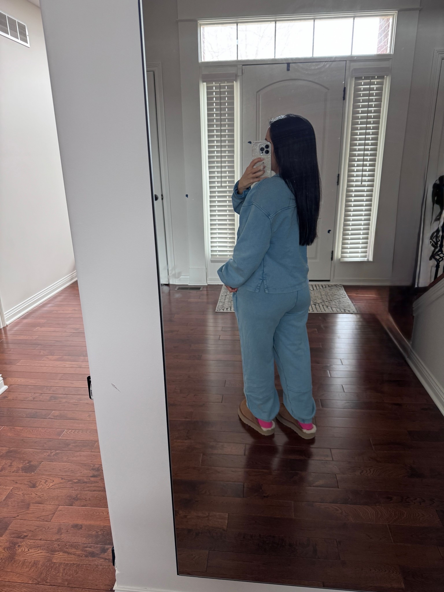 The comfiest denim set. 
It actually is like sweat pant/ lounge material that looks like denim. It’s amazing. My exact set is from loft (size small, and small petite in pants), but linking a similar set that I’ve had my eyes on from z supply. 
Would make the perfect travel outfit. Perfect for mom life as well  

#LTKTravel #LTKmomlife #LTKPetite