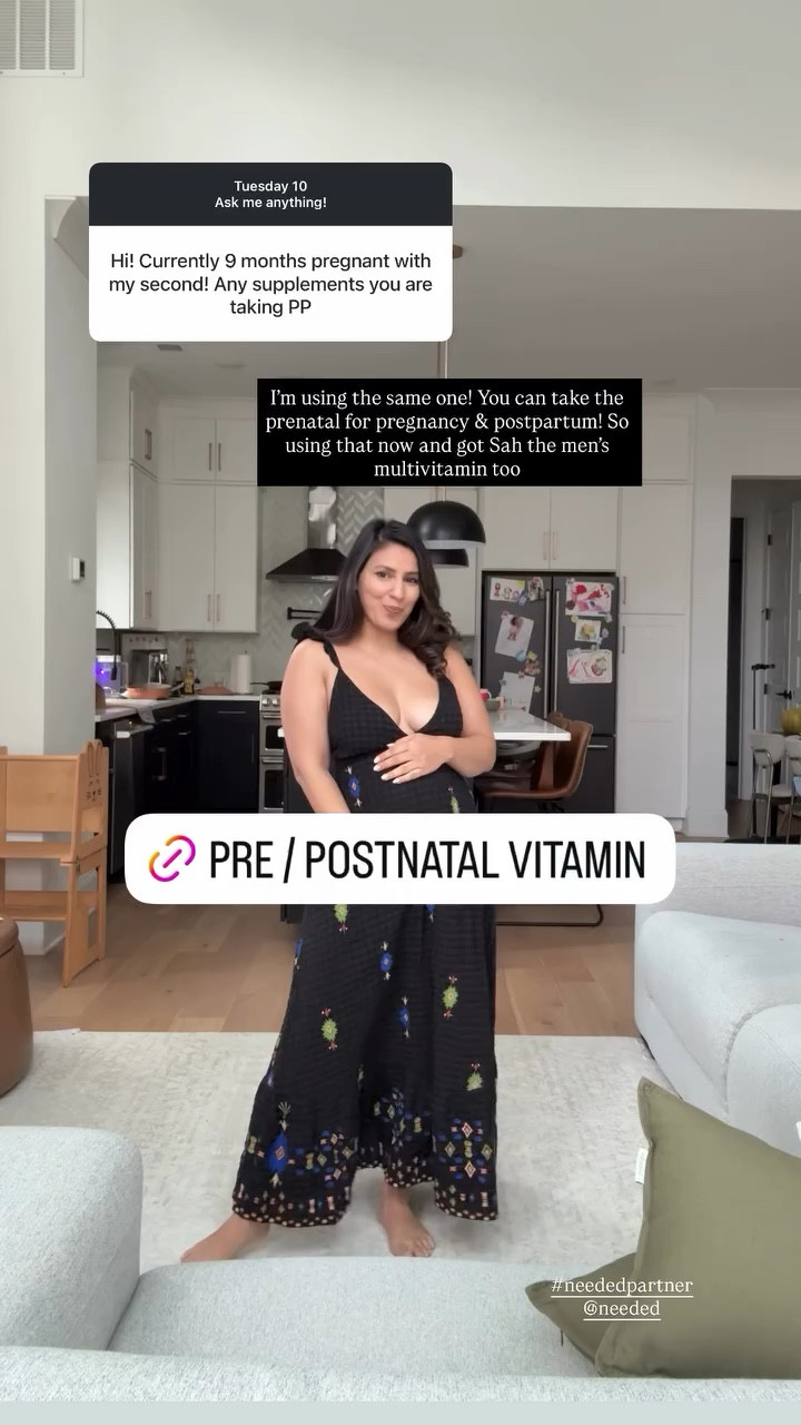 I’m using the same one! You can take the prenatal for pregnancy & postpartum! So using that now and got Sah the men’s multivitamin too #neededpartner 
@needed