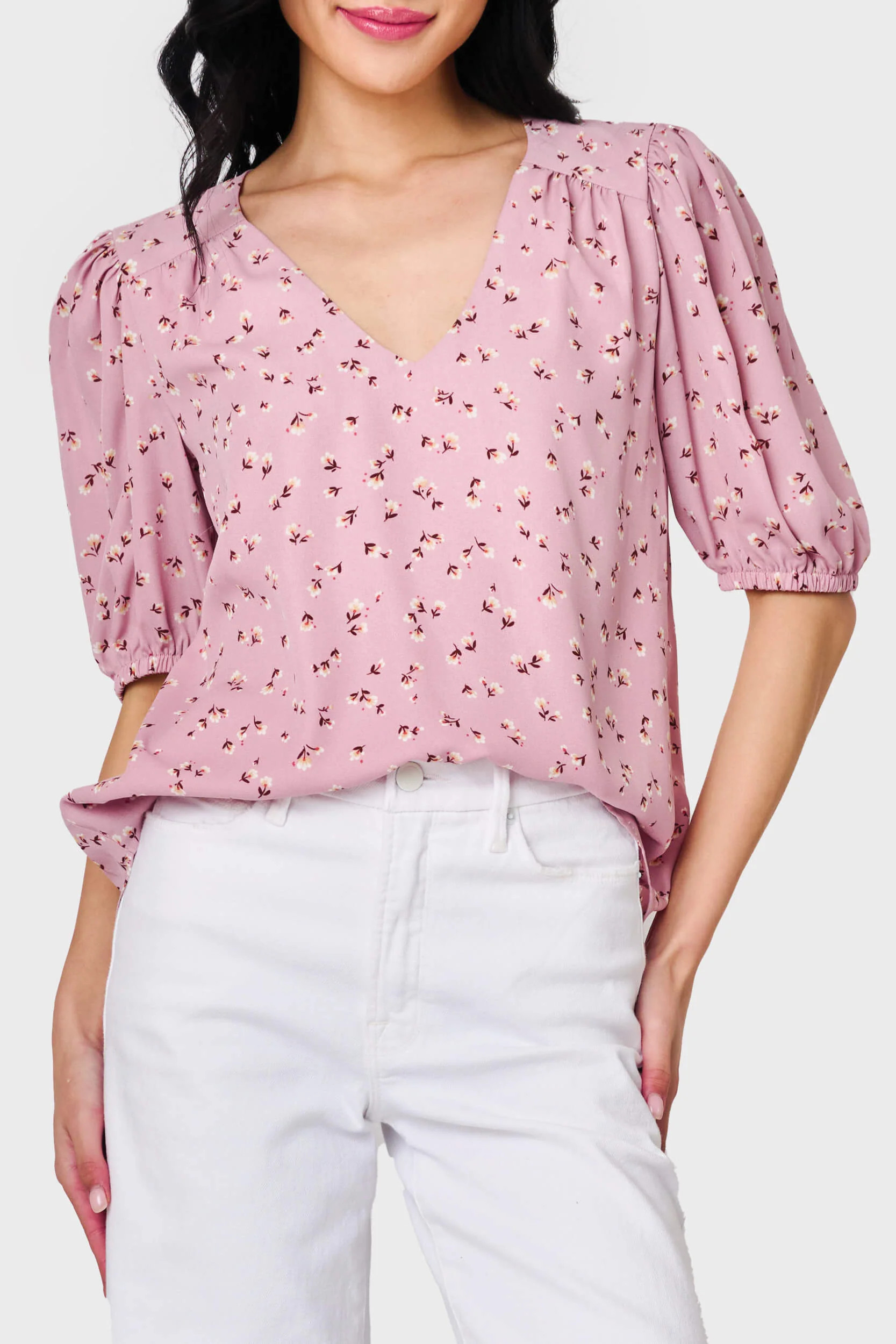 Avery Elbow Sleeve Top | Gibson