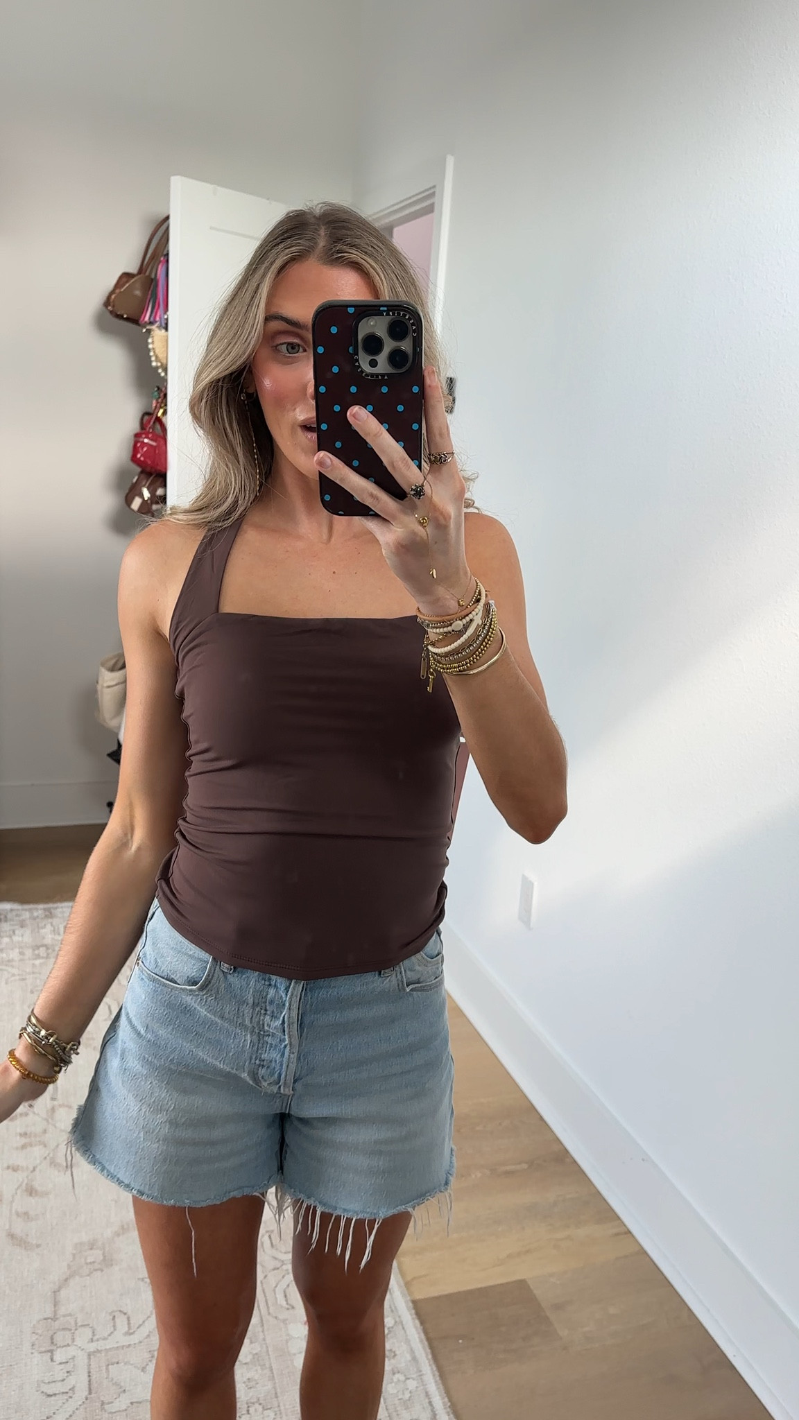 Amazon size small QINSEN Womens Halter Top Double Lined Tank Top Sleeveless Open Back Slim fit Going Out Tops

#LTKootd #LTKSaleAlert #LTKSeasonal