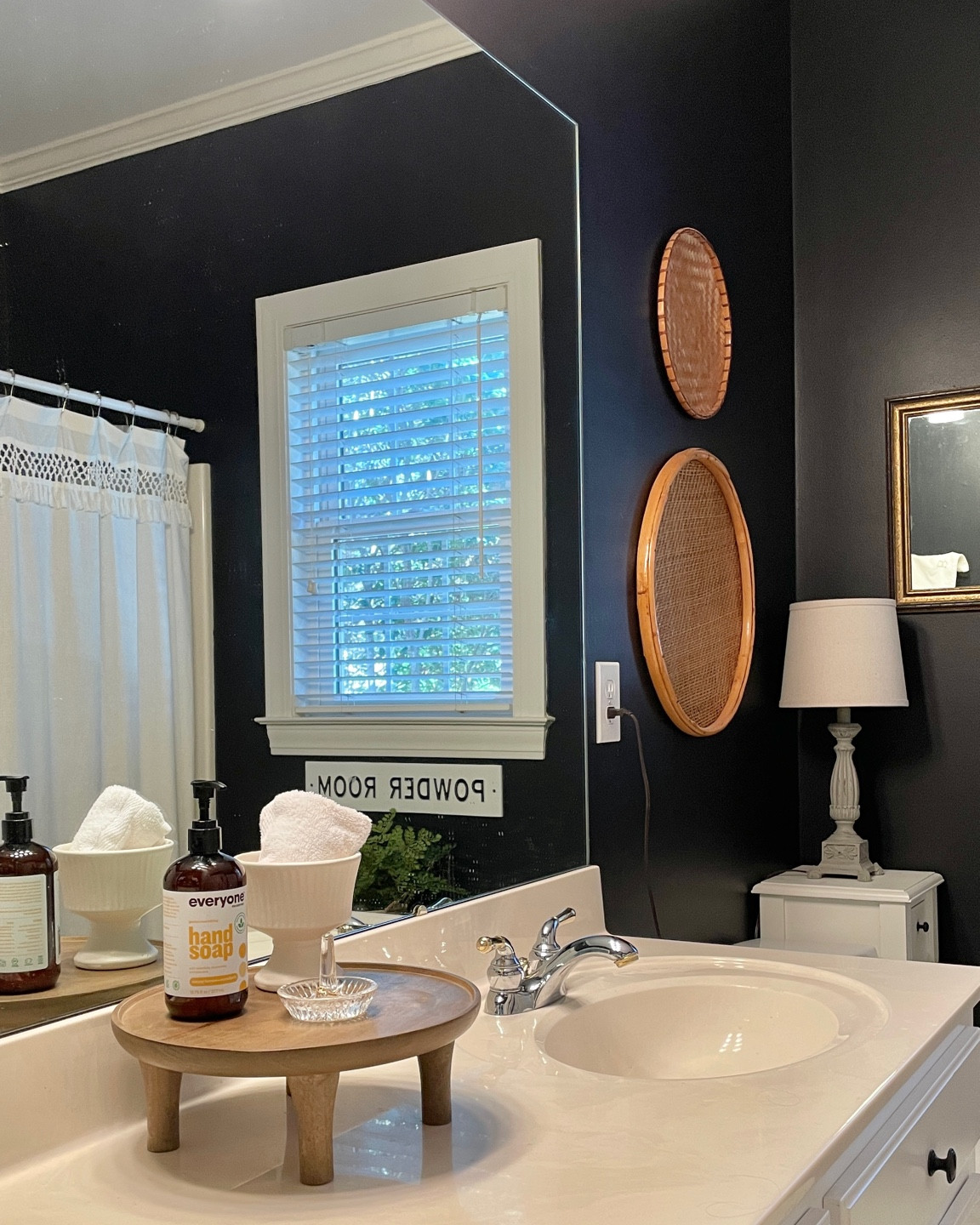 Bathroom decorating with unexpected items. Plant stand for accessories 

#LTKstyletip #LTKhome #LTKunder50