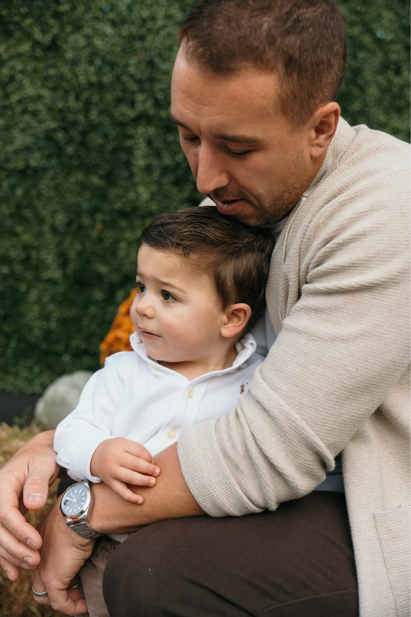 BK is wearing size M (sharing similar styles), Conrad is in size 18 months. Holiday outfit inspo / thanksgiving outfit inspo! 🍂🤎

#LTKMens #LTKBaby #LTKStyleTip