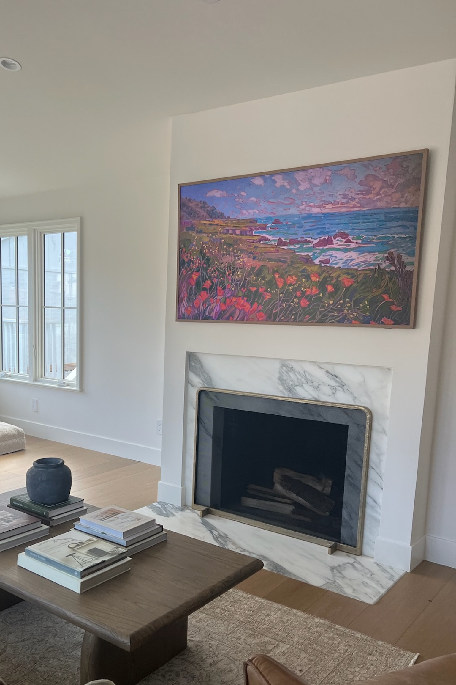 The tv & fireplace cover of my dreams 🤍

#LTKHome #LTKFamily