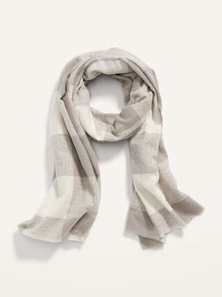 Soft-Brushed Flannel Scarf for Women | Old Navy (US)