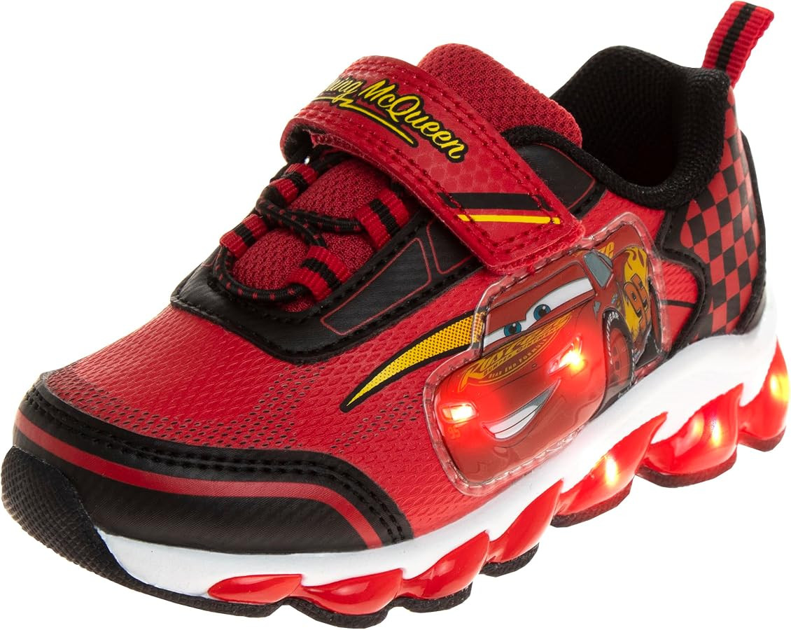 Disney Pixar Cars Boys Black/Red Lighted Sneaker (Toddler/Little Kid) | Amazon (CA)