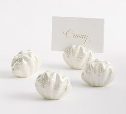Pearlescent Shell Place Card Holders - Set of 4 | Pottery Barn (US)