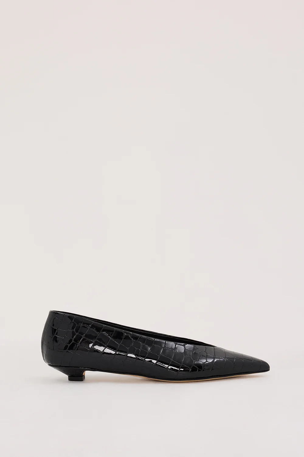 DOF STUDIOS CLAUDIA BLACK CROC HEEL | DISSH