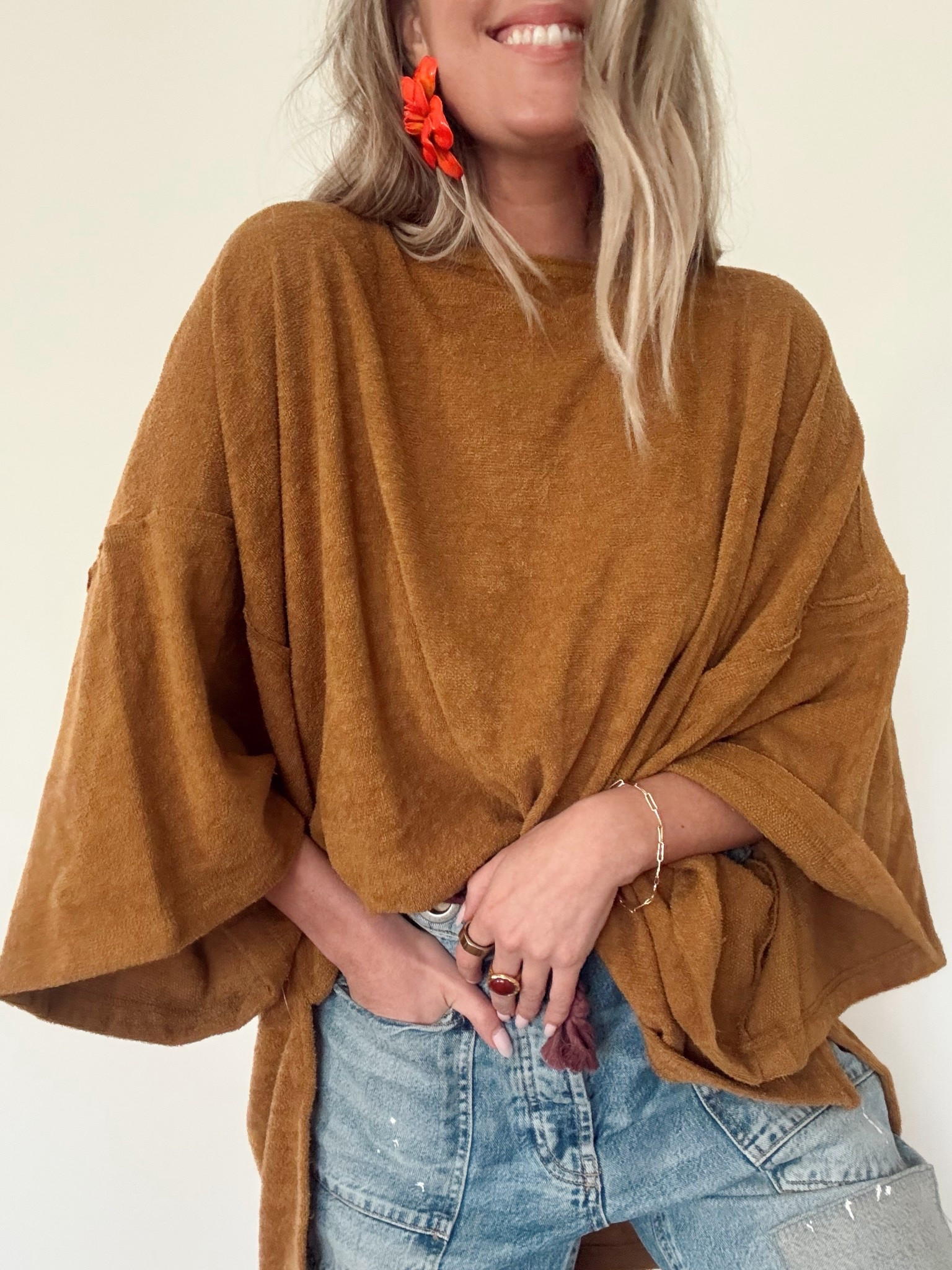 the material and color of this top! Rounded up my current FP picks below! @freepeople #freepeoplepartner
