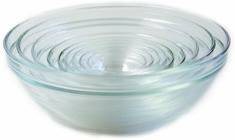 Duralex LYS Mixing Bowl Set, 10 Piece, clear | Amazon (US)