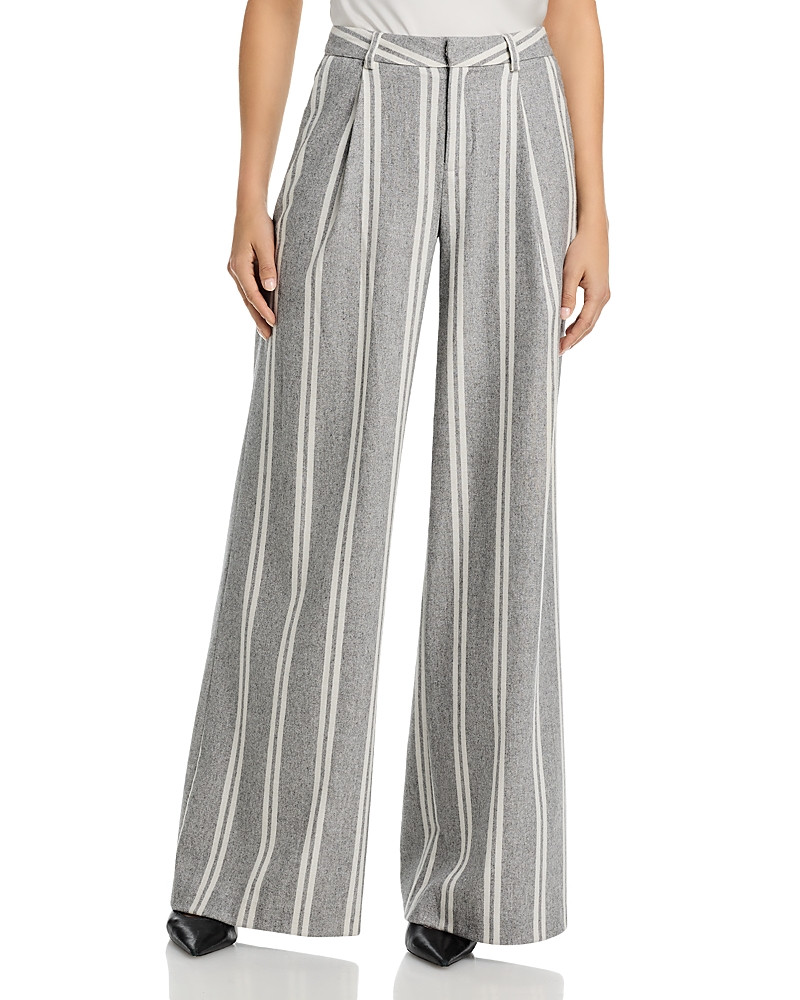 L'Agence Allanah Stripe Mid Rise Pants | Bloomingdale's (US)