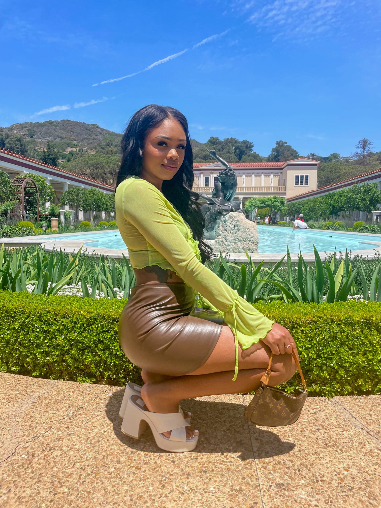 You know the heels are comfortable when you can pose in a squat in them 

#LTKGiftGuide #LTKstyletip #LTKitbag