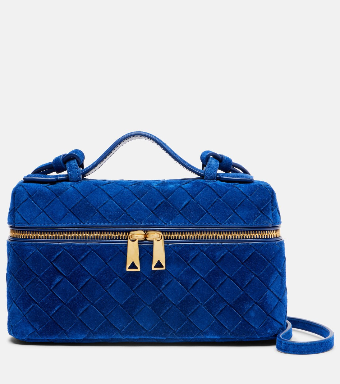Bang Bang Intrecciato suede vanity bag | Mytheresa (US/CA)