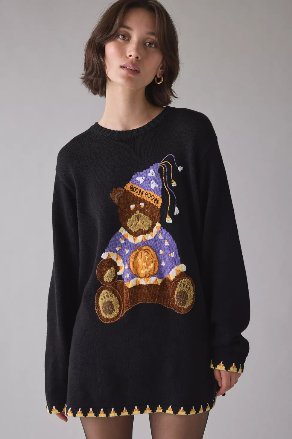 Vintage By UO Halloween Sweater | Urban Outfitters (US and RoW)