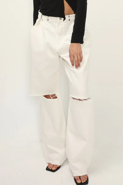 Vera Slash Cutout Jeans | Storets (Global)