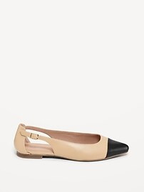 Faux-Leather Slingback Ballet Flat | Old Navy (US)