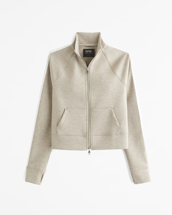 YPB neoKNIT Mockneck Full-Zip | Abercrombie & Fitch (US)
