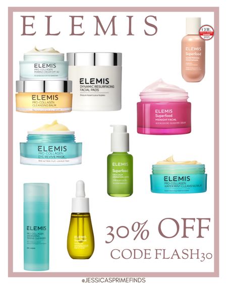 ELEMIS Skincare 30% off site-wide with code FLASH30

#LTKbeauty #LTKsalealert #LTKunder50