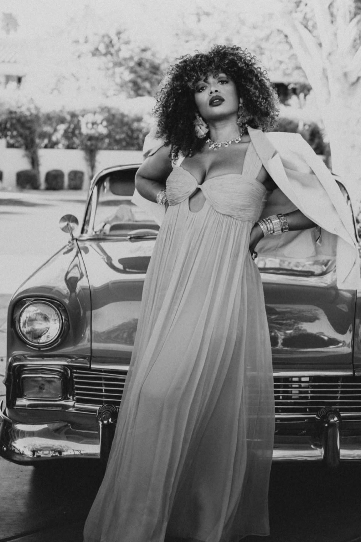 MLK DAY POST LOOK! Loved styling this monochrome look & you can see the in color version in citrine a couple months ago posted which is one of my favorite colors of the season & year! This is just so bold & vivacious especially in front of that vintage car! Happy Martin Luther King day friends!!

#LTKStyleTip #LTKParties #LTKSeasonal