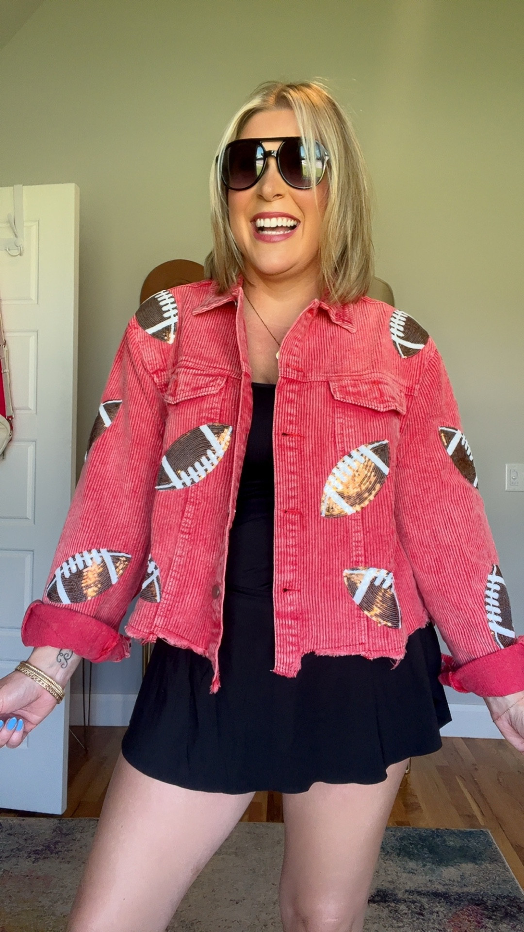 The ultimate game day jacket for football season! #Football #FootballMom #FootballFan #Fall #FallFashion 

#LTKFamily #LTKSeasonal