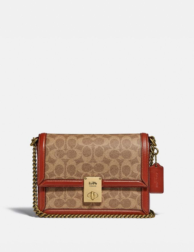 hutton shoulder bag in signature canvas | Coach (US)
