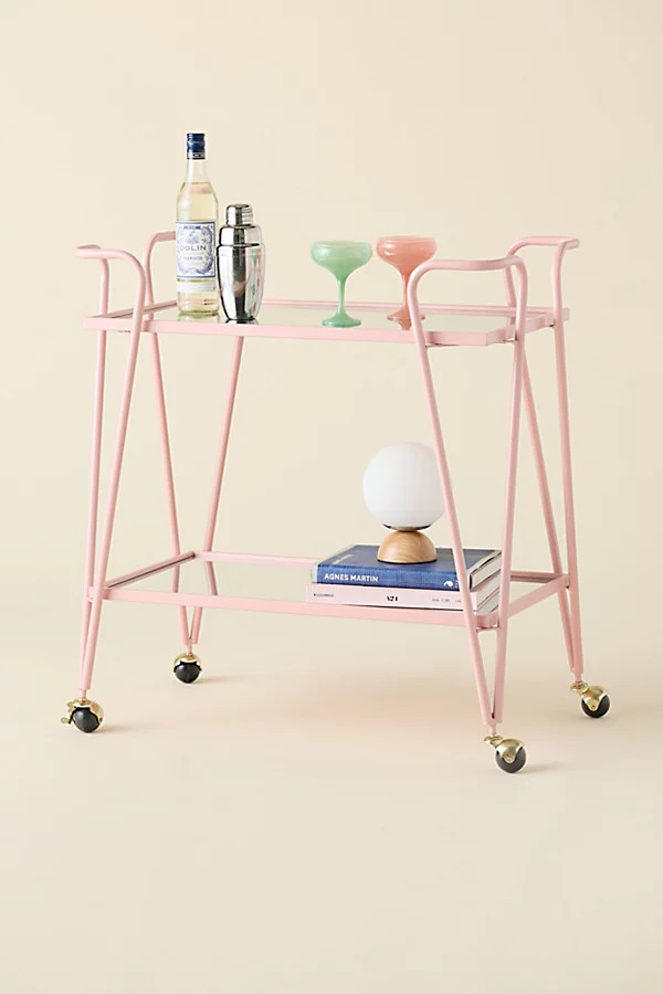 Victoria Bar Cart in Pink at Urban Outfitters | Urban Outfitters (US and RoW)