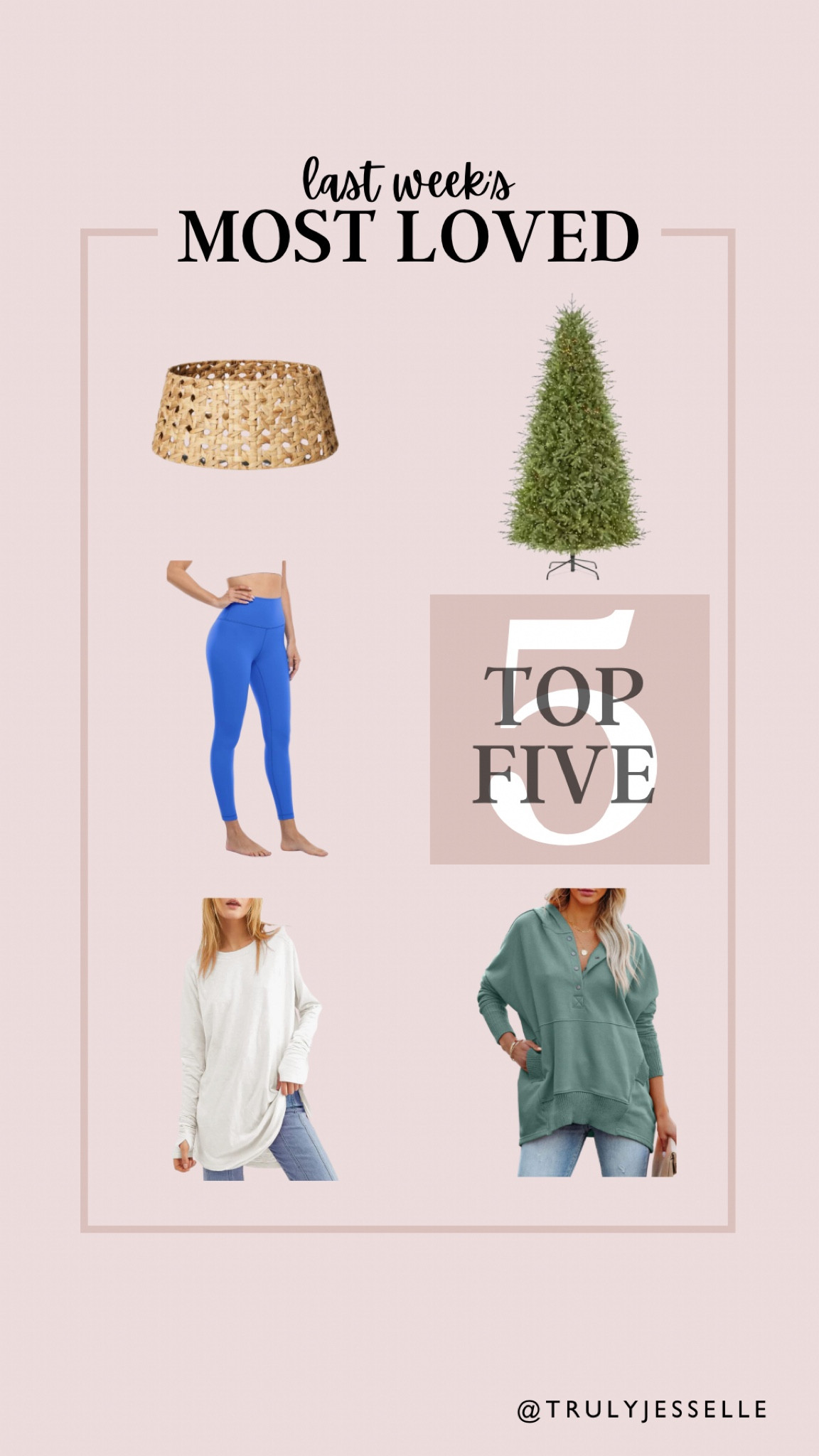 Last weeks’s most loved, top sellers, viral Christmas tree, Christmas tree collar, Christmas tree basket, Lulu inspired leggings, free people inspired tunic, oversized pullover, Amazon fashion, Amazon style, look for less, athleisure 

#LTKfindsunder50 #LTKHoliday #LTKhome