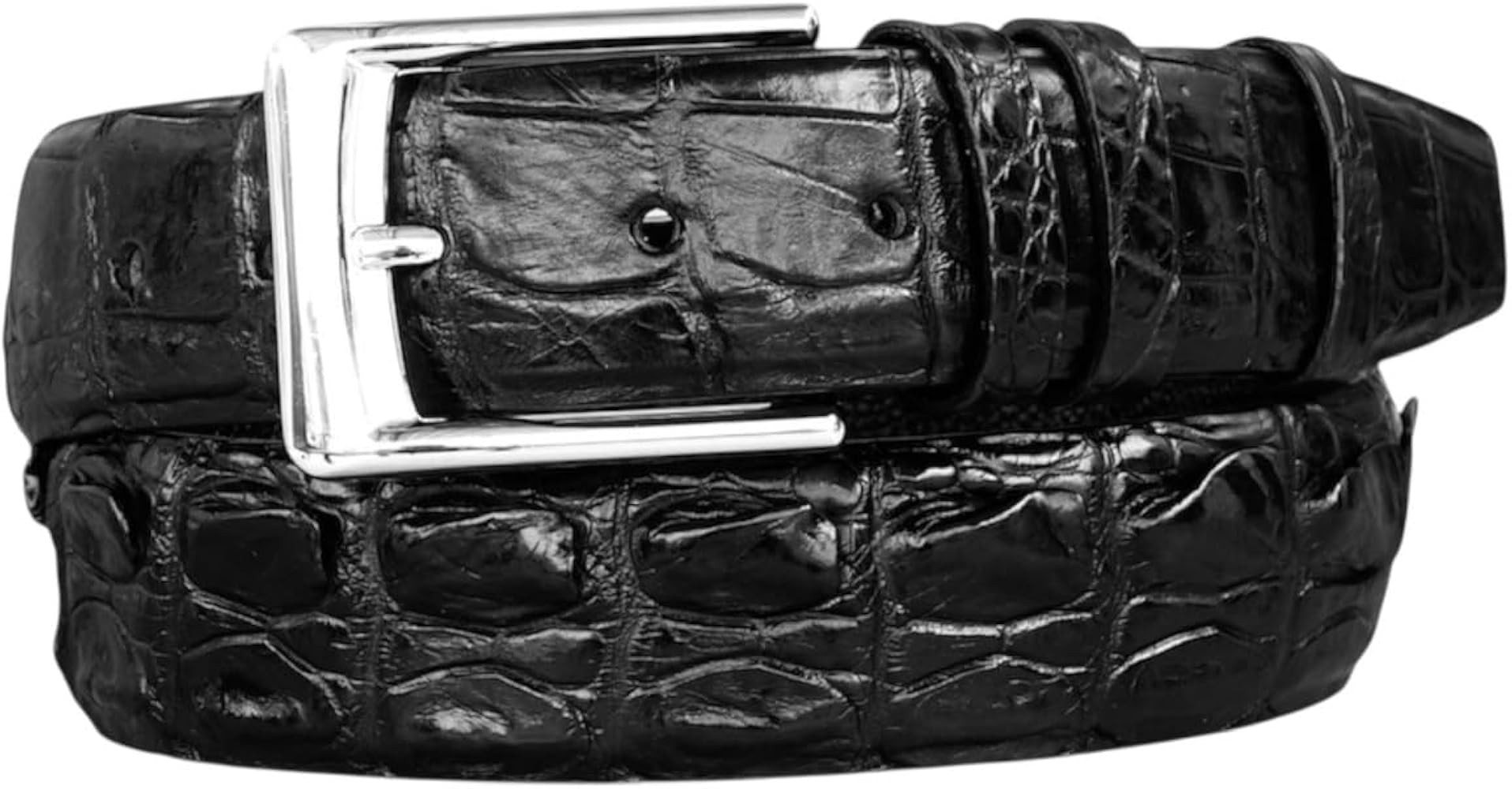 Genuine Alligator Leather Belts for men, Real Crocodile Men's Belts, Strap Width 1.5" | Amazon (US)