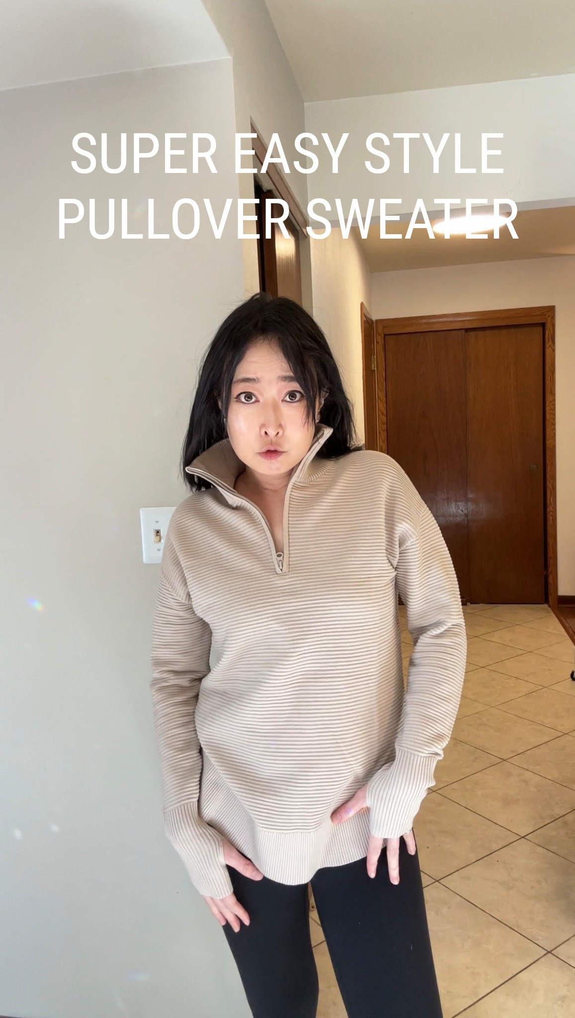 It’s very comfy and your true fit! 

#sweater 

#LTKActive #LTKfitnessgoals #LTKootd