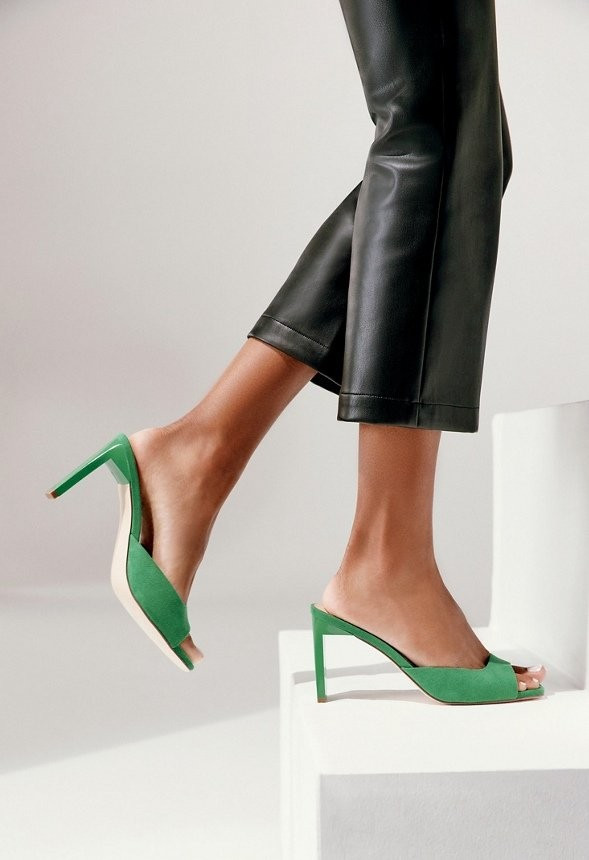 Azalea Mule Heeled Sandal | JustFab
