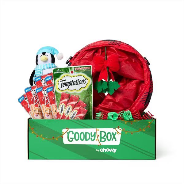 GOODY BOX Holiday Cat Toys & Treats - Chewy.com | Chewy.com