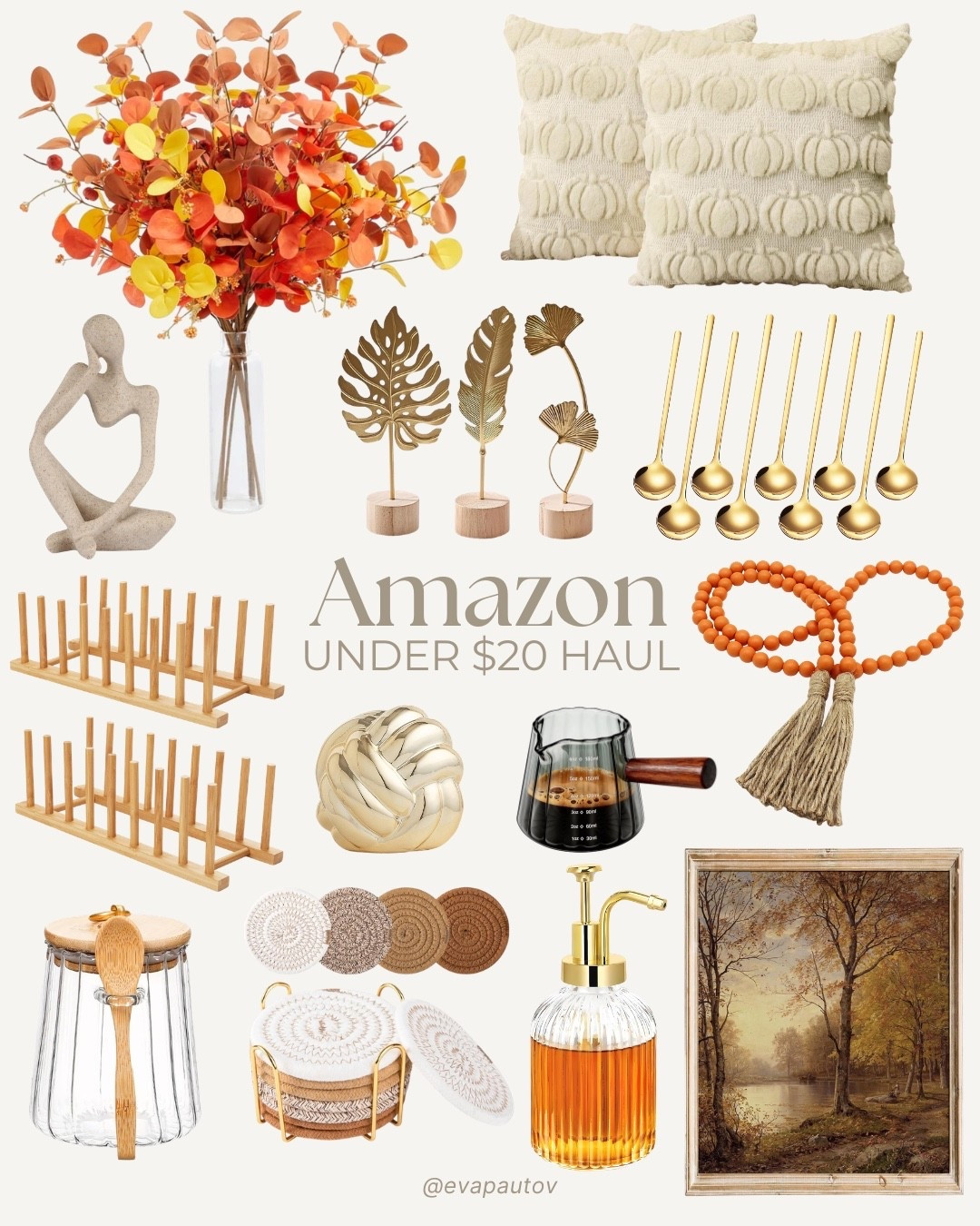 Amazon fall finds under $20 that make your home feel instantly cozier 🍂🤎 little seasonal touches that look way more expensive than they are!

#LTKSaleAlert #LTKHome #LTKSeasonal