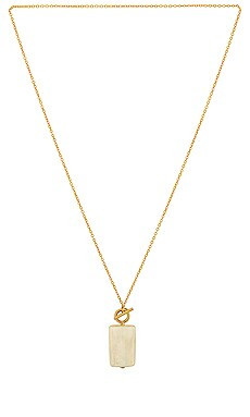 White Rectangle Medallion Necklace
                    
                    SOKO | Revolve Clothing (Global)