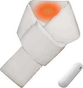 JISULIFE Heated Scarf Rechargeable,Cordless Neck Heating Pad, Heated Neck Wrap with 4500mAh Power... | Amazon (US)