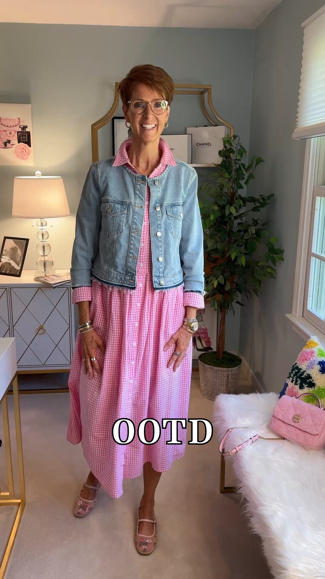 Hi friend! 👋 Thanks for your support! I’m so glad you’re here!
If you're tall, over 40, or just tired of fashion that doesn’t fit your life, you’re in the right place. I share
classic, elevated outfit formulas that actually work on tall women (I’m 6’1” for reference!) and help you feel
confident getting dressed again.
I am your resource for timeless, elevated fashion for women over 40 (and tall women)

Age: 55
Height: 6’1”
Tops: S/M
Bottoms: 8/10
Dresses: 8/M

Sizing for this video : 
Amazon Pink Gingham Dress: small
Loft Denim Jacket: small

Over 50 fashion, tall fashion, workwear, everyday outfits, timeless outfits, Classic Outfits, Amazon dress, Amazon fashion, shirt dress, target shoes, Target flats, floral flats, denim jacket, collarless denim jacket, gingham dress, spring ootd, spring style, style over 50 

#LTKSeasonal #LTKFindsUnder100 #LTKStyleTip