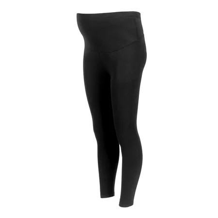 Basic Black Maternity Legging (Small) | Walmart (US)