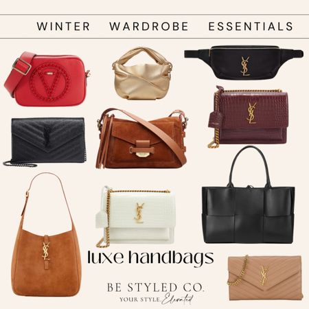 Luxe handbags for fall / winter - the best designer handbags and some on sale! 

#LTKGiftGuide #LTKHoliday #LTKsalealert
