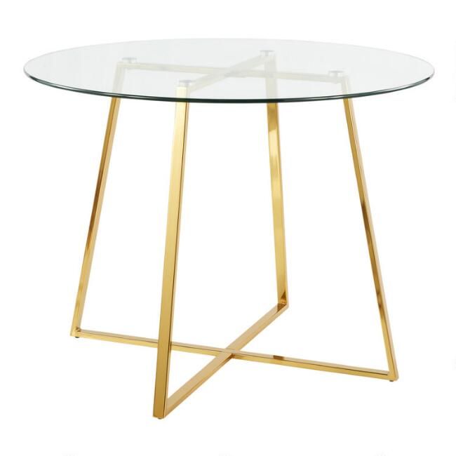 Round Glass Top Therese Dining Table | World Market