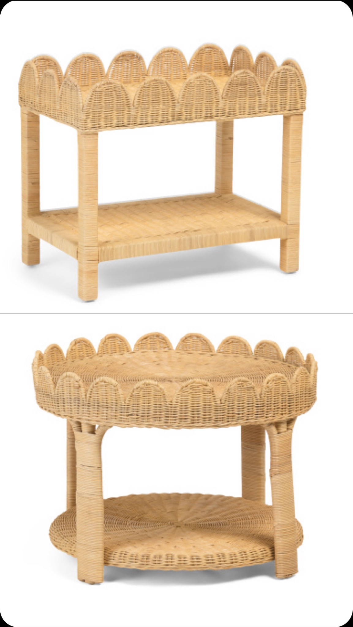 Serena and Lily scallop rattan table dupes under $150!



#LTKFindsUnder100 #LTKStyleTip #LTKHome