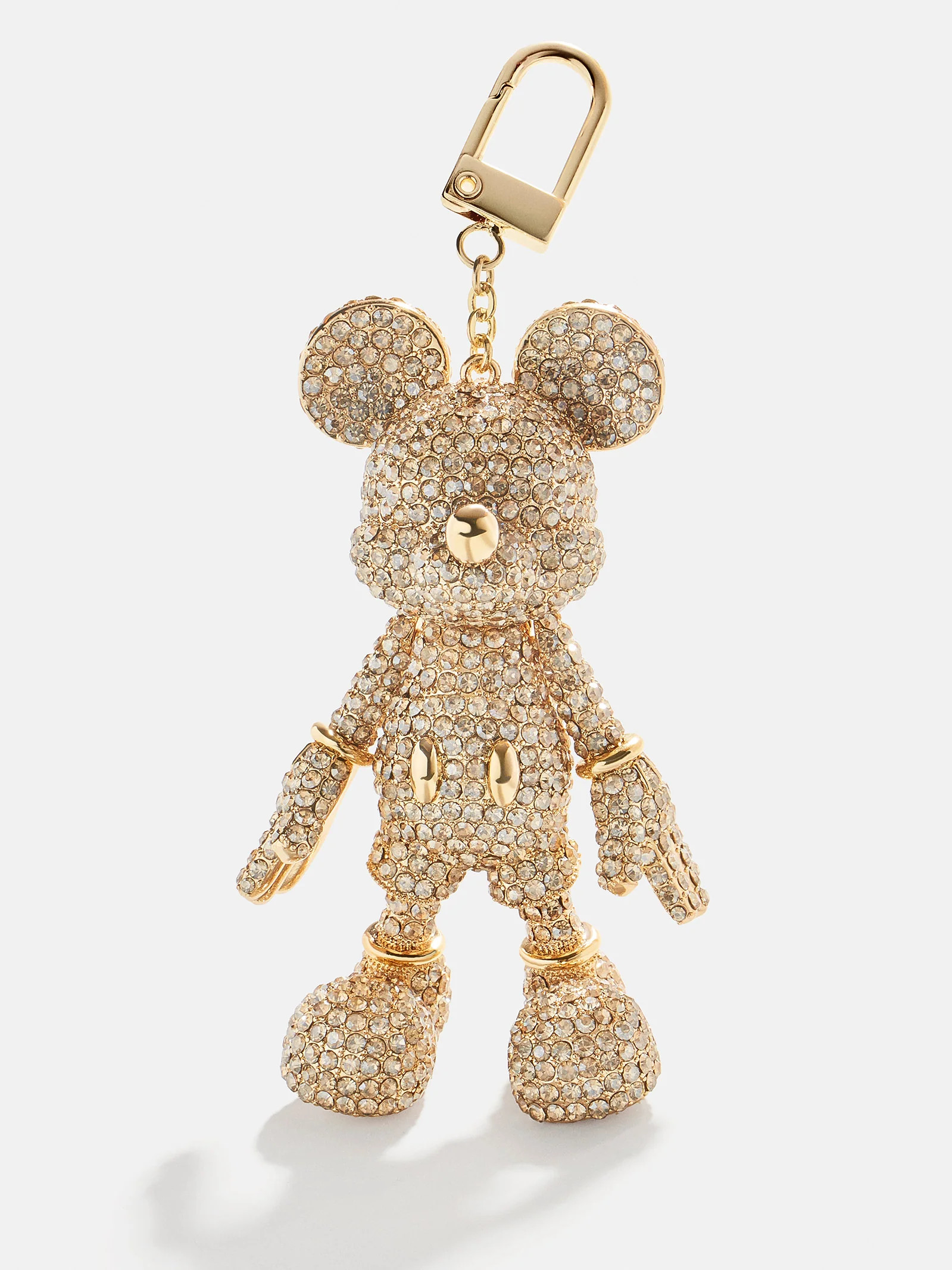 Mickey Mouse disney Bag Charm - Gold Glitter | BaubleBar