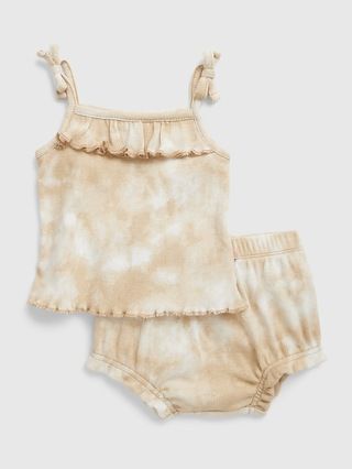 Baby 100% Organic Cotton Ribbed Two-Piece Outfit Set | Gap (US)