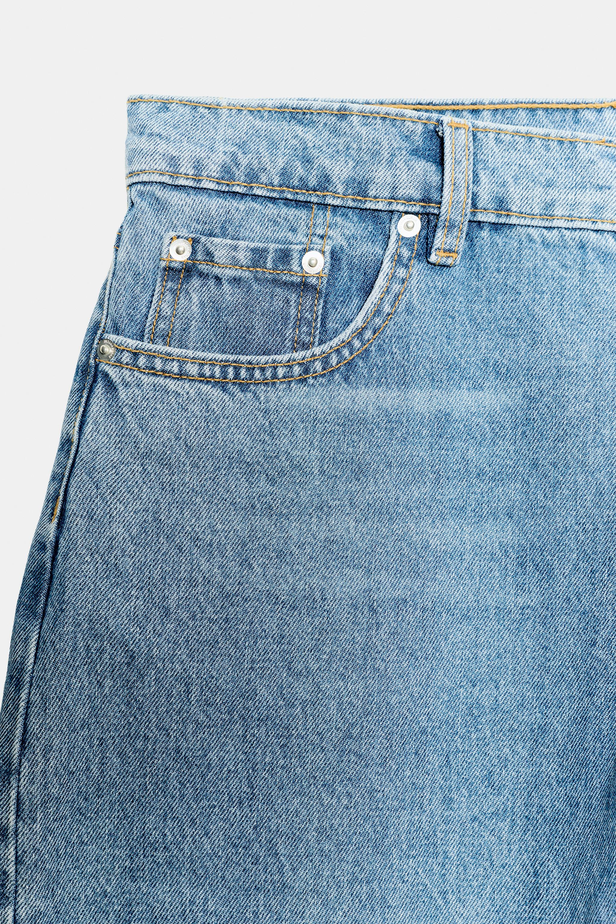 MID-RISE - BALLOON LEG - CAPRI LENGTHZARA WOMAN COLLECTIONMid-rise capri jeans with belt loops at... | Zara US