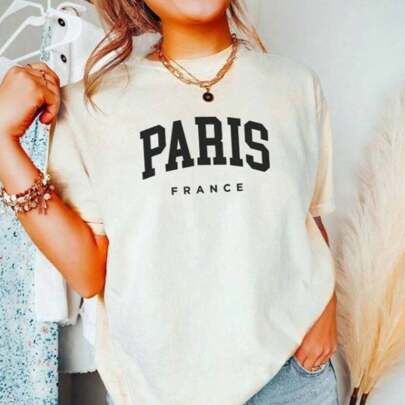 Paris France T-Shirt | Paris Unisex T-Shirt | Euro Trip Tee | Paris France Group Tee | Paris Girls Trip Shirts | SHEIN