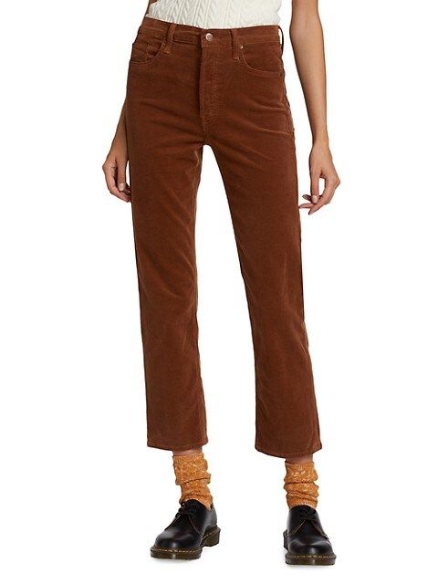 The Tomcat Velvet Ankle-Crop Jeans | Saks Fifth Avenue